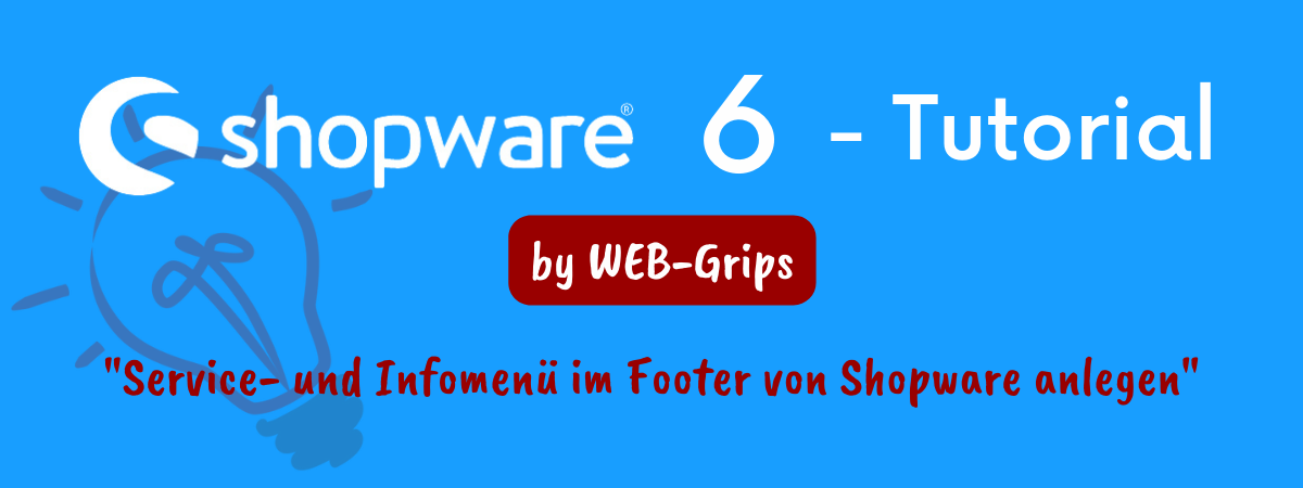 Blogserie Shopware Tutorial - Footermenü